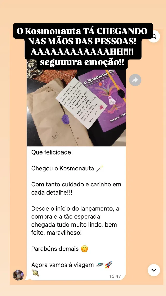 depoimento — chegando nas mãos das pessoas